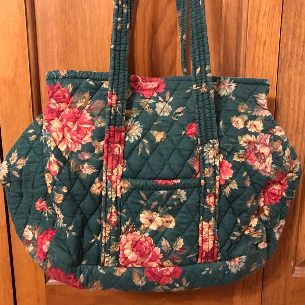 Vera Bradley Rare Hoosier Bag in Greenbriar